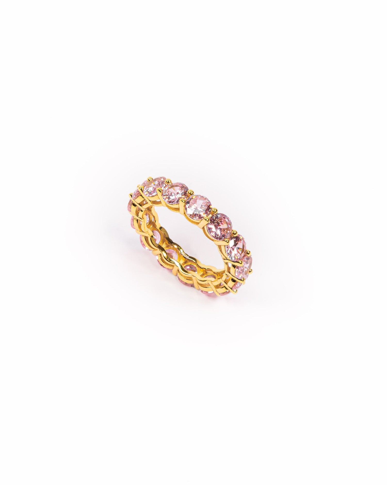 gold cubic zirconia rings